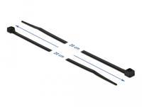 Delock 19353 Kabelbinder Zwart Hittegestabiliseerd, Herbruikbaar 100 stuk(s) - thumbnail