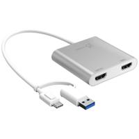 j5create USB-C® to Dual HDMI™ Multi-Monitor Adapter - thumbnail
