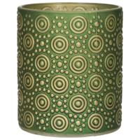 Countryfield theelichthouder hailey m groen 10 cm | 24 stuks - thumbnail