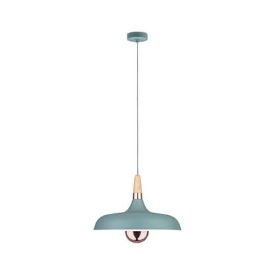 Paulmann Neordic Juna 79655 Hanglamp LED E27 20 W Zachtgroen, Koper, Hout