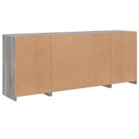 Dressoir met LED-verlichting 163x37x67 cm grijs sonoma eiken - thumbnail