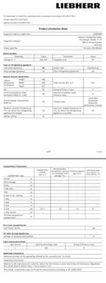 Liebherr Fdi 1624-20 Tafelmodel vriezer Wit