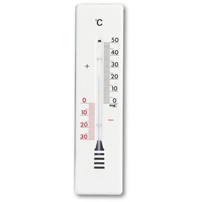 TFA Thermometer metaal wit 22cm