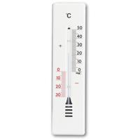TFA Thermometer metaal wit 22cm - thumbnail