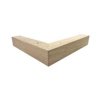 Houten hoekpoot 4,5 cm - thumbnail