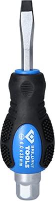 Brilliant Tools BT034803 Platte schroevendraaier Koplengte: 38 mm