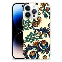 Siliconen Hoesje iPhone 14 Pro Max Barok Flower - thumbnail