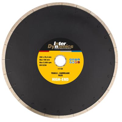 Inter Dynamics Diamantzaag Tegels High-End 350x25,4mm - 639350