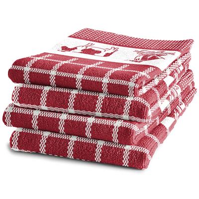 6x DDDDD keukendoek 60x55 cm dutchie red 6x DDDDD keukendoek 60x55 cm dutchie red