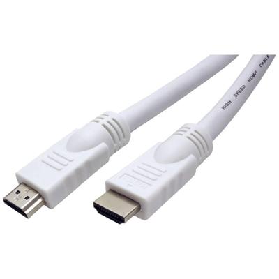 VALUE HDMI High Speed Cable met Ethernet M-M, wit, 15 m VALUE HDMI High Speed Cable met Ethernet M-M, wit, 15 m