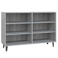 Dressoir 103,5x35x70 cm bewerkt hout grijs sonoma eikenkleurig - thumbnail