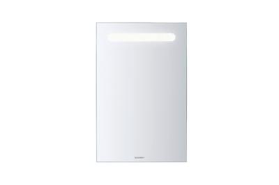 Spiegel Duravit No.1 Met Horizontale LED Verlichting 45x3.5x70 cm Mat Wit Duravit