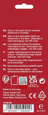 Faber Castell Glitter Glow in the dark