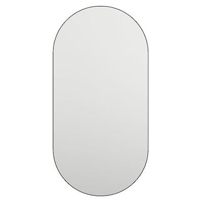 VidaXL Spiegel met led-verlichting ovaal 80x40 cm glas