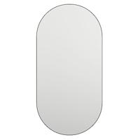 VidaXL Spiegel met led-verlichting ovaal 80x40 cm glas - thumbnail