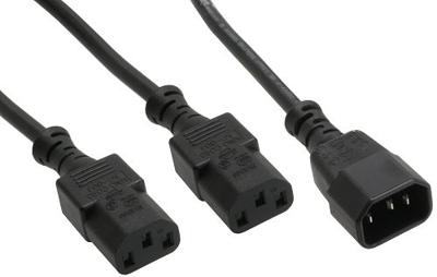 InLine 16633 1.8m Zwart electriciteitssnoer