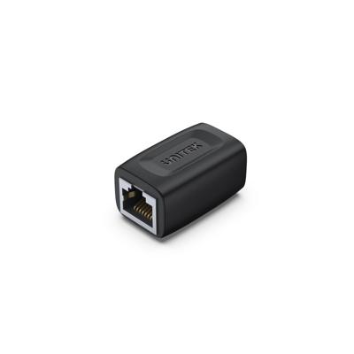 UNITEK A1026BK tussenstuk voor kabels RJ-45 Zwart - thumbnail