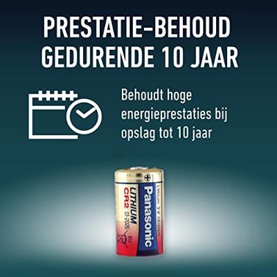 Panasonic CR2, 3 volt Photo Lithium batterij - thumbnail