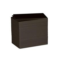 Folie zwart 54x86mm dikte 0,75mm - thumbnail