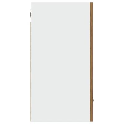 Hangkast 30x31x60 cm bewerkt hout artisanaal eikenkleur