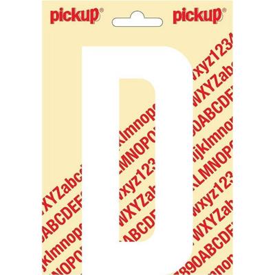 Plakletter Nobel Sticker letter D wit Pickup - Pickup Plakletter Nobel Sticker letter D wit Pickup - Pickup