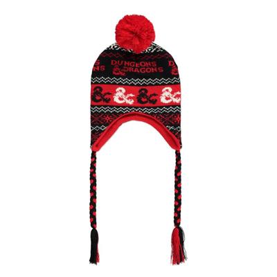 Dungeons And Dragons - Red&Black Sherpa Beanie