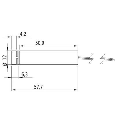 Laserfuchs Lasermodule Lijn Groen 5 mW LFL532-5-3(12x60)