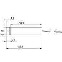 Laserfuchs Lasermodule Lijn Groen 5 mW LFL532-5-3(12x60) - thumbnail