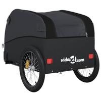 Fietstrailer 30 kg ijzer zwart - thumbnail