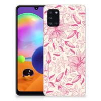 Samsung Galaxy A31 | TPU Case | Pink Flowers - thumbnail