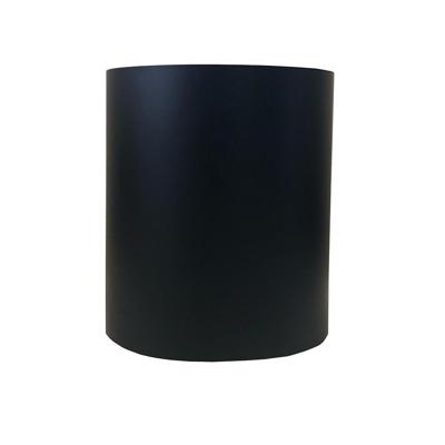 Stalen salononderstel zwart rond Ø26.5 cm en hoogte 28,5 cm