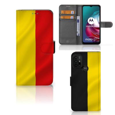 Motorola Moto G10 | G20 | G30 | Bookstyle Case | Belgische Vlag Motorola Moto G10 | G20 | G30 | Bookstyle Case | Belgische Vlag
