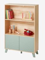 Kleine boekenkast ARC-EN-CIEL LIJN saliegroen - thumbnail