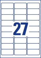 Etiket Avery L4737REV-25 63.5x29.6mm wit 675 etiketten - thumbnail