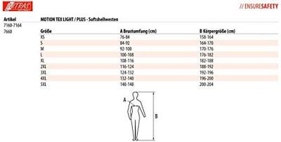NITRAS SAFETY Softshell vest gr. xxl motion tex plus black
