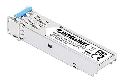 Intellinet 508735 Mini-GBIC Transceiver für LWL-Kabel (LC) Singlemode-Port 10 km HPE-kompatibel Transceivermodule 1000 MBit/s 10 km Type module LX