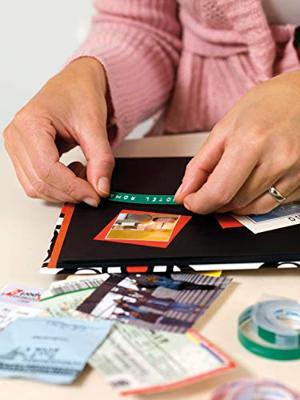 Relieftape dymo embossing vinyl 9mm blauw