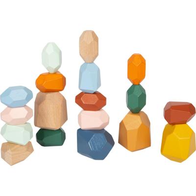 Small Foot - houten balans blokken safari, 18dlg.