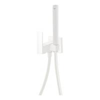 Inbouw Bidetmengkraan Tres Cuadro Exclusive met Doucheslang en Hendel Mat Wit Tres - thumbnail