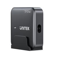 GaN netvoeding oplader - Unitek P1228ABK01-EU | 70W 2x USB-C 2x USB-A - thumbnail