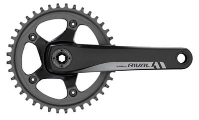 SRAM crankstel "rival 1" crankset rival 1 gxp 42 t. 170mm black