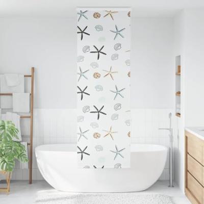 Doucherolgordijn met cassette 70x240 cm stofbreedte 66 cm