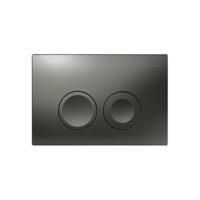 Geberit Bedieningsplaat Delta 25 by Frontbediening Mat Antraciet - thumbnail