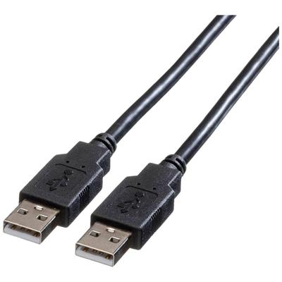 ROLINE USB 2.0 kabel, type A-A, zwart, 4,5 m