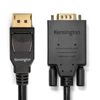 Kensington DisplayPort 1.2 naar VGA Kabel, 1,8 Meter M/M Passieve Eenrichtingsadapter, DP++, Full HD, 1080p, Kabel voor Monitoren en Projectors, Hoogwaardige Computeraccessoires (K33024WW) - thumbnail