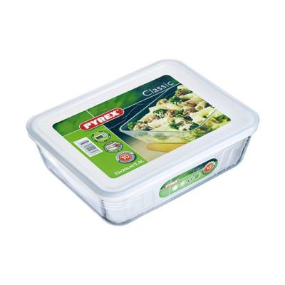 Pyrex Cook & Freeze schaal met deksel 19x14x4cm 0,8 liter
