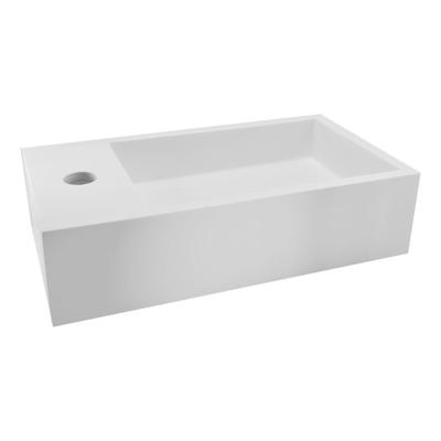 Wiesbaden Solid Surface fontein links 400x220x100