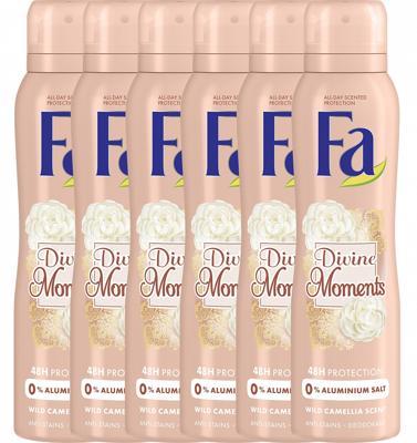 FA Deospray Divine Moments - 6x 150ml multiverpakking FA Deospray Divine Moments - 6x 150ml multiverpakking
