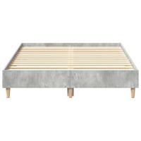 Bedframe Betongrijs 120 x 190 cm Bewerkt hout - thumbnail