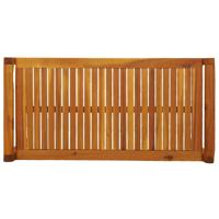 3-delige Loungeset met kussens massief acaciahout - thumbnail